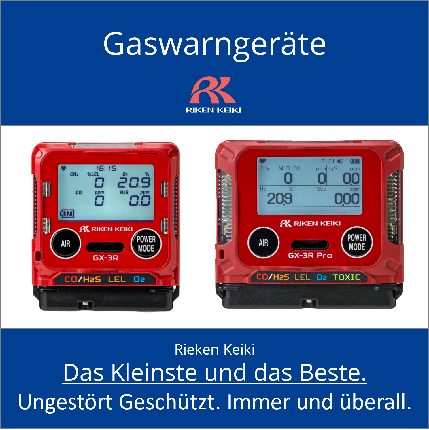 Riken Keiki Gaswarngeräte